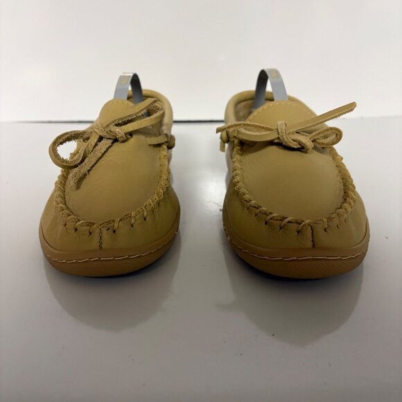 Laurentian Chief Leather Moccasins Womens Size 7 Beige Tan Canada - Picture 4 of 7